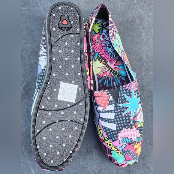 Comic Book BOBS Flats - 7.5 Size - Picture 3 of 10